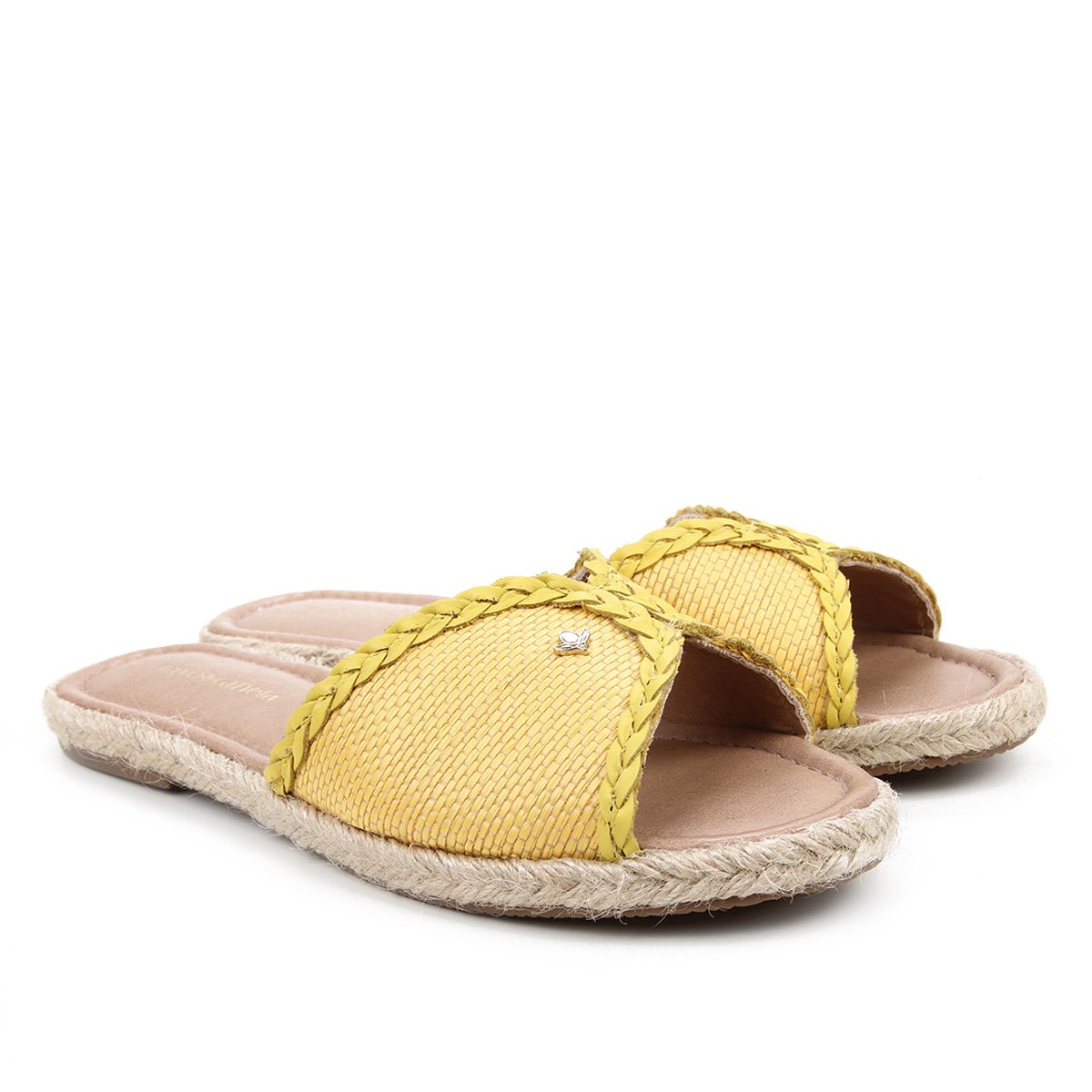 Rasteira Cravo \u0026 Canela Eloá - Amarelo | Zattini